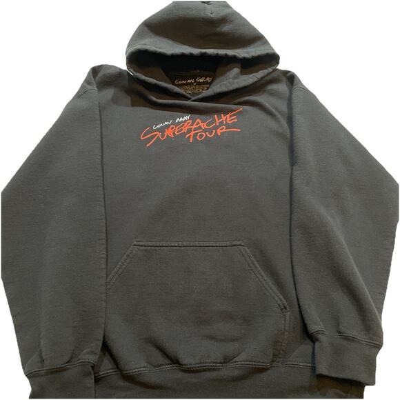 Conan Gray Superache Tour Mens Size M Black Hoodie Pullover Sweatshirt Music - Picture 1 of 7
